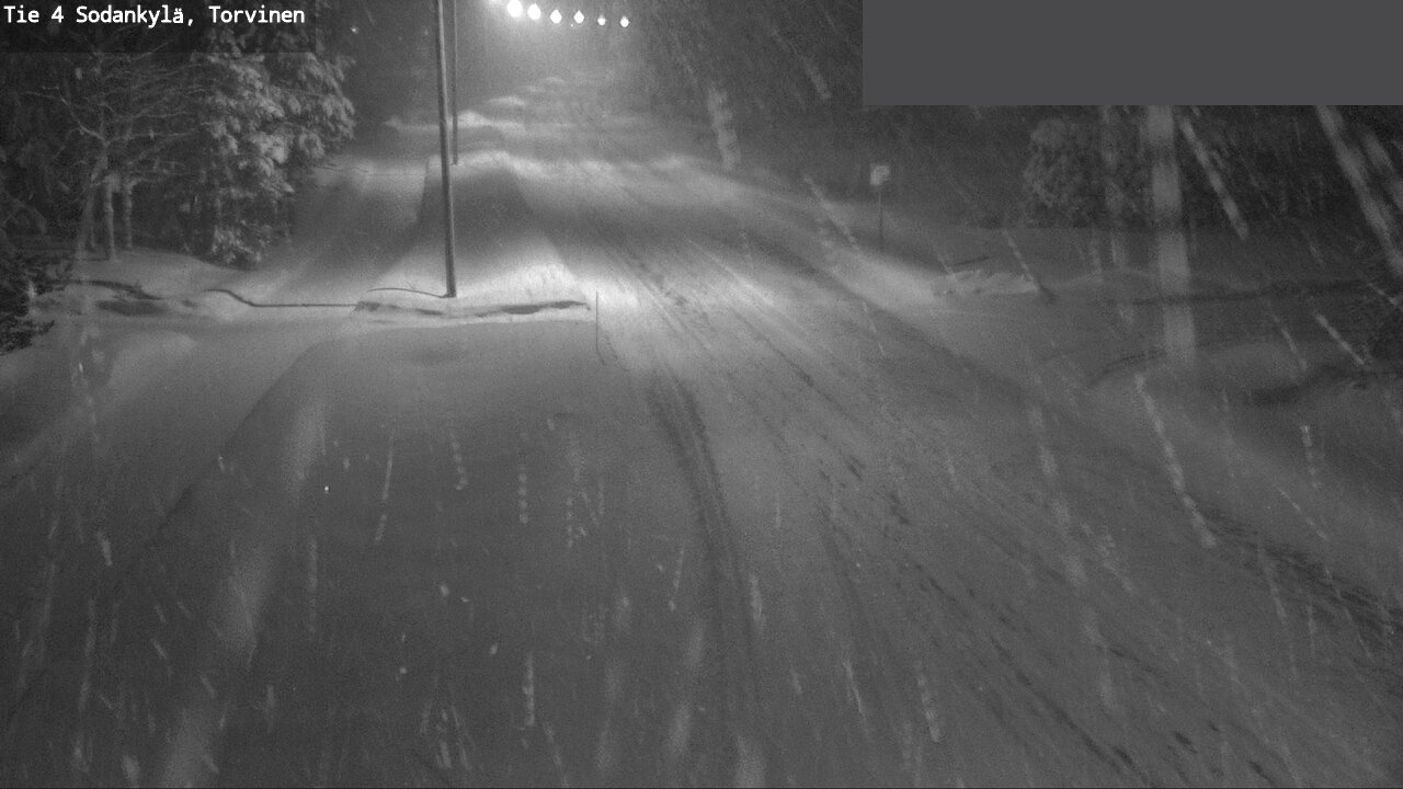 Weather Camera Image Road 4 Sodankylä, Torvinen, Sodankylä, Lappi
