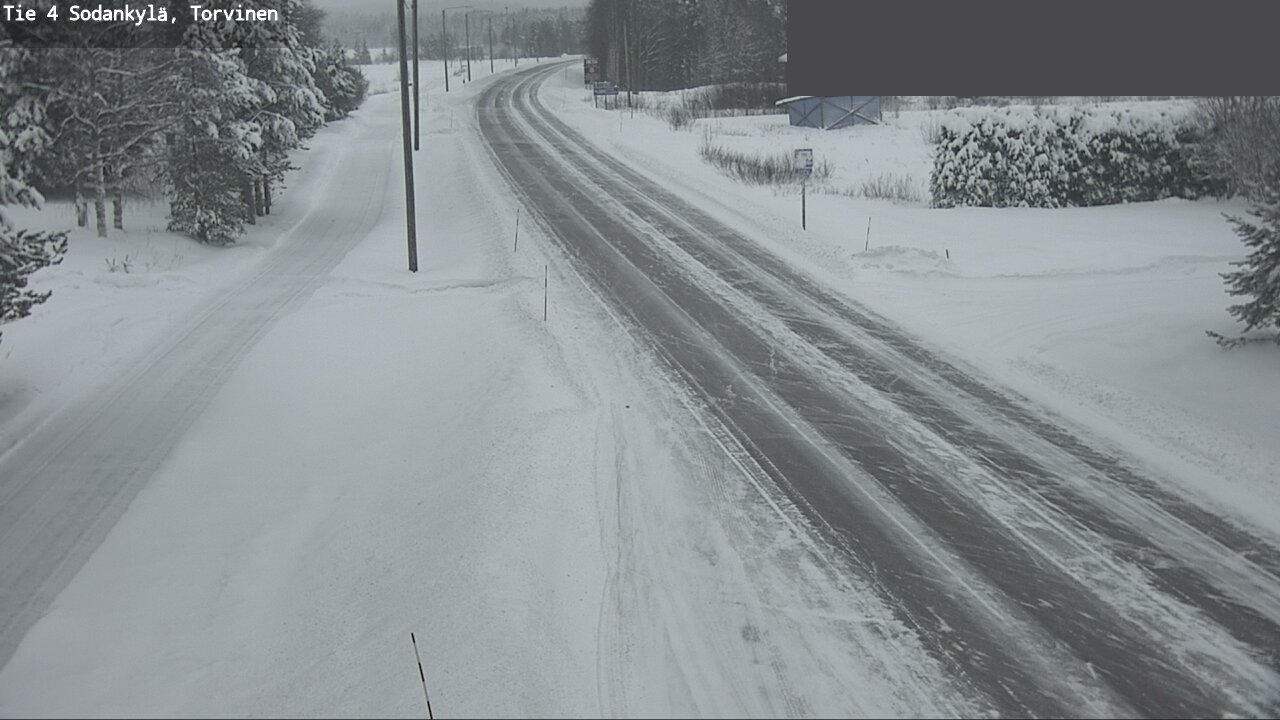 Weather Camera Image Road 4 Sodankylä, Torvinen, Sodankylä, Lappi
