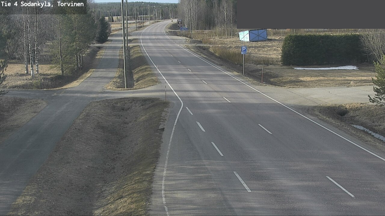 Weather Camera Image Road 4 Sodankylä, Torvinen, Sodankylä, Lappi
