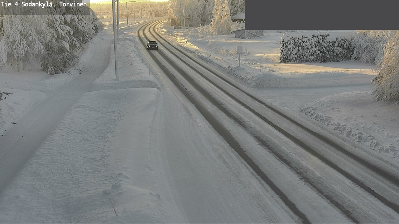 Weather Camera Image Road 4 Sodankylä, Torvinen, Sodankylä, Lappi