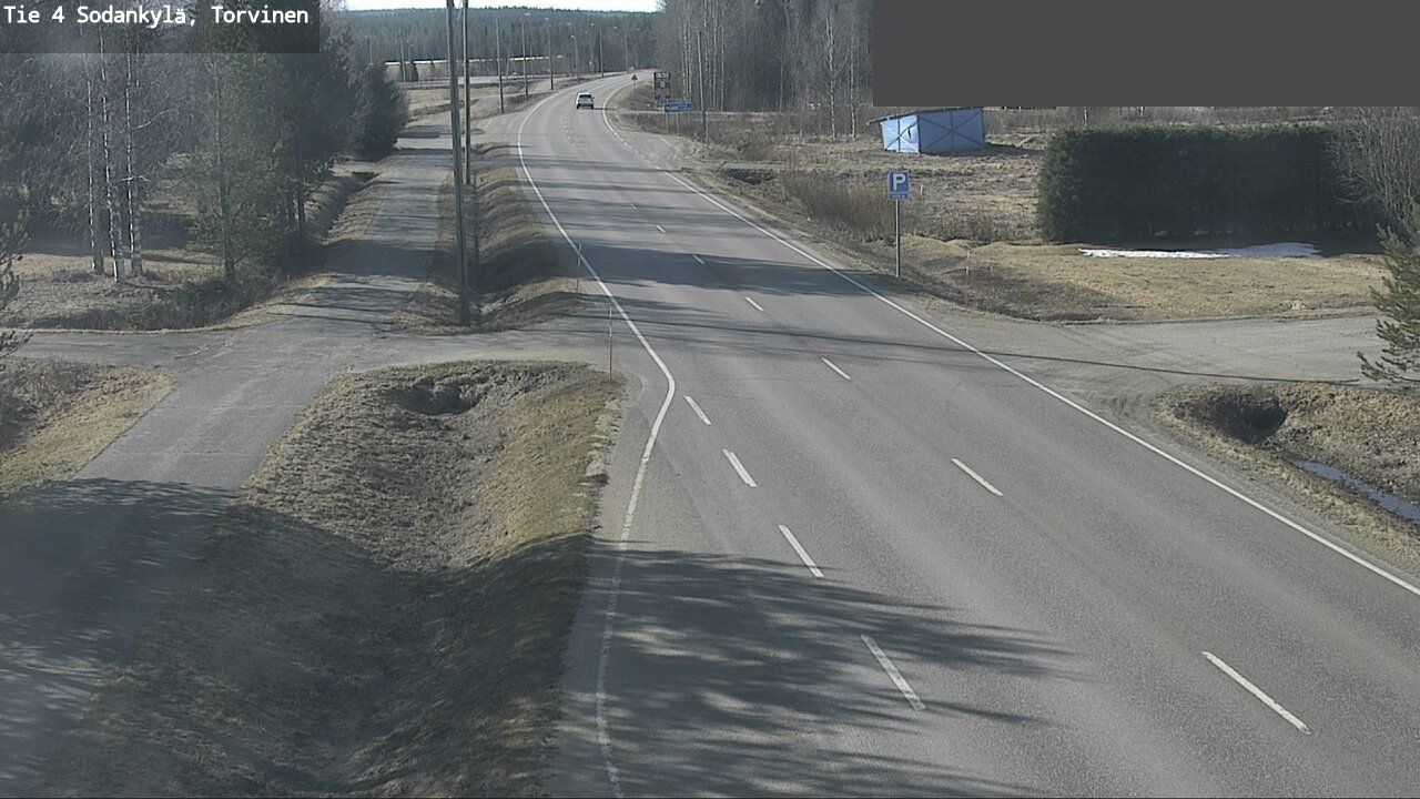 Weather Camera Image Road 4 Sodankylä, Torvinen, Sodankylä, Lappi