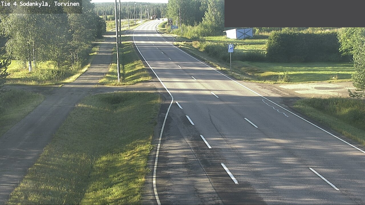 Weather Camera Image Road 4 Sodankylä, Torvinen, Sodankylä, Lappi