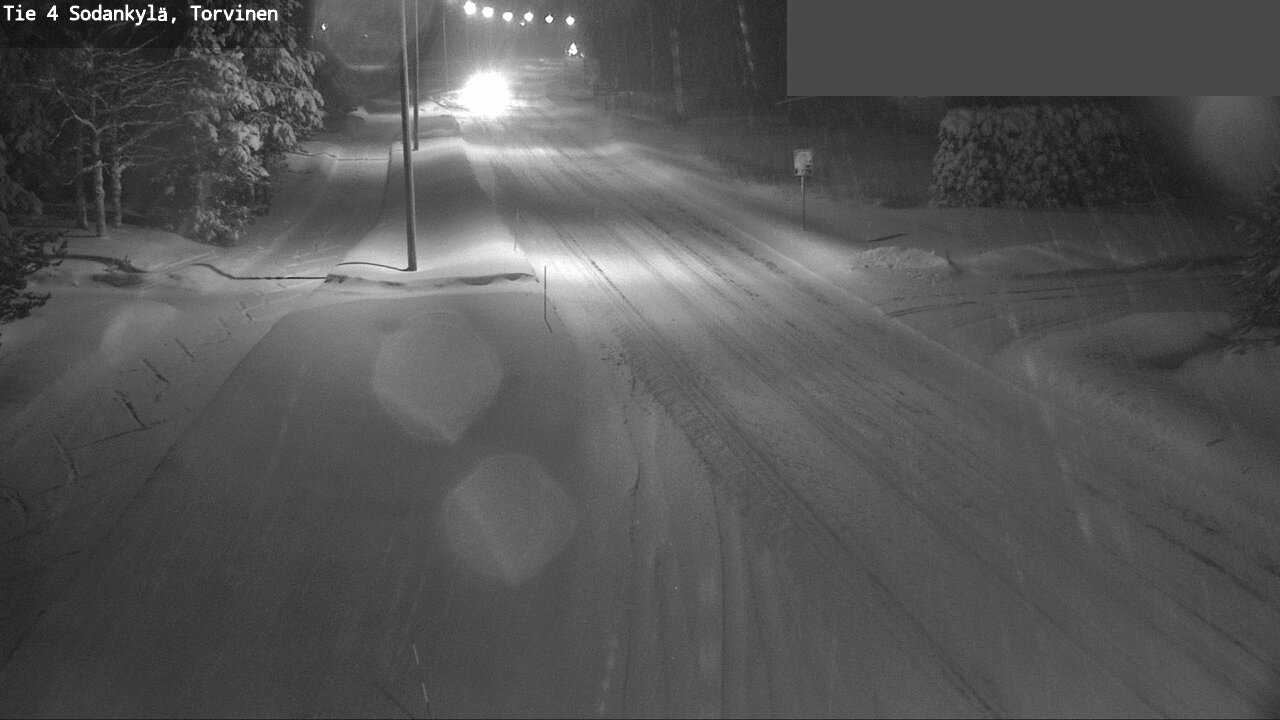 Weather Camera Image Road 4 Sodankylä, Torvinen, Sodankylä, Lappi
