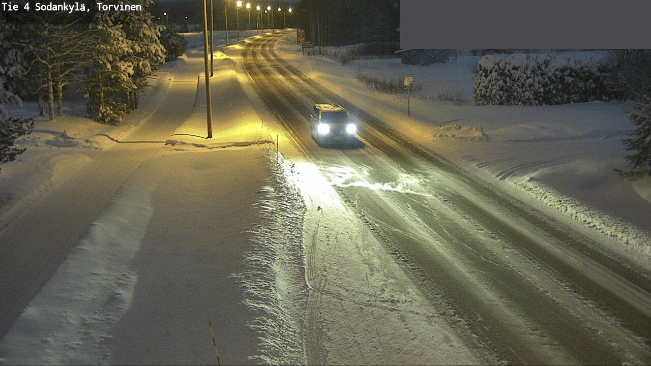 Weather Camera Image Road 4 Sodankylä, Torvinen, Sodankylä, Lappi