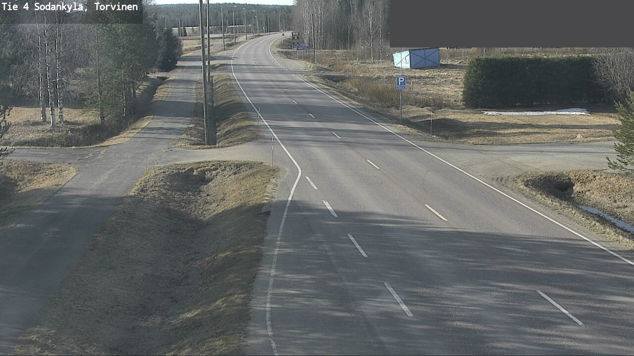 Weather Camera Image Road 4 Sodankylä, Torvinen, Sodankylä, Lappi