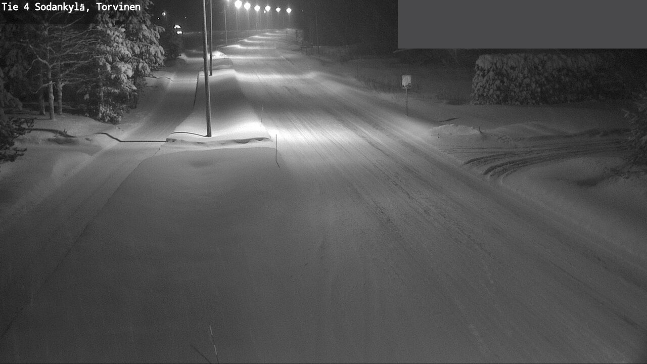Weather Camera Image Road 4 Sodankylä, Torvinen, Sodankylä, Lappi