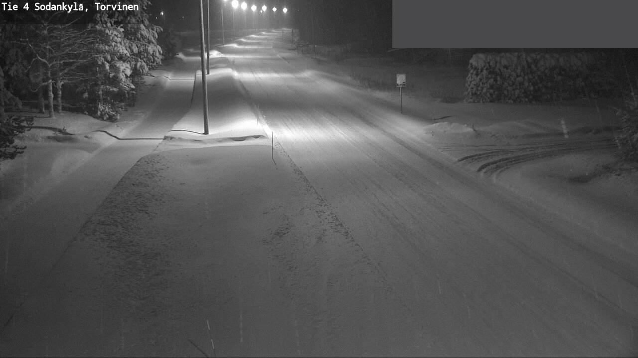 Weather Camera Image Road 4 Sodankylä, Torvinen, Sodankylä, Lappi