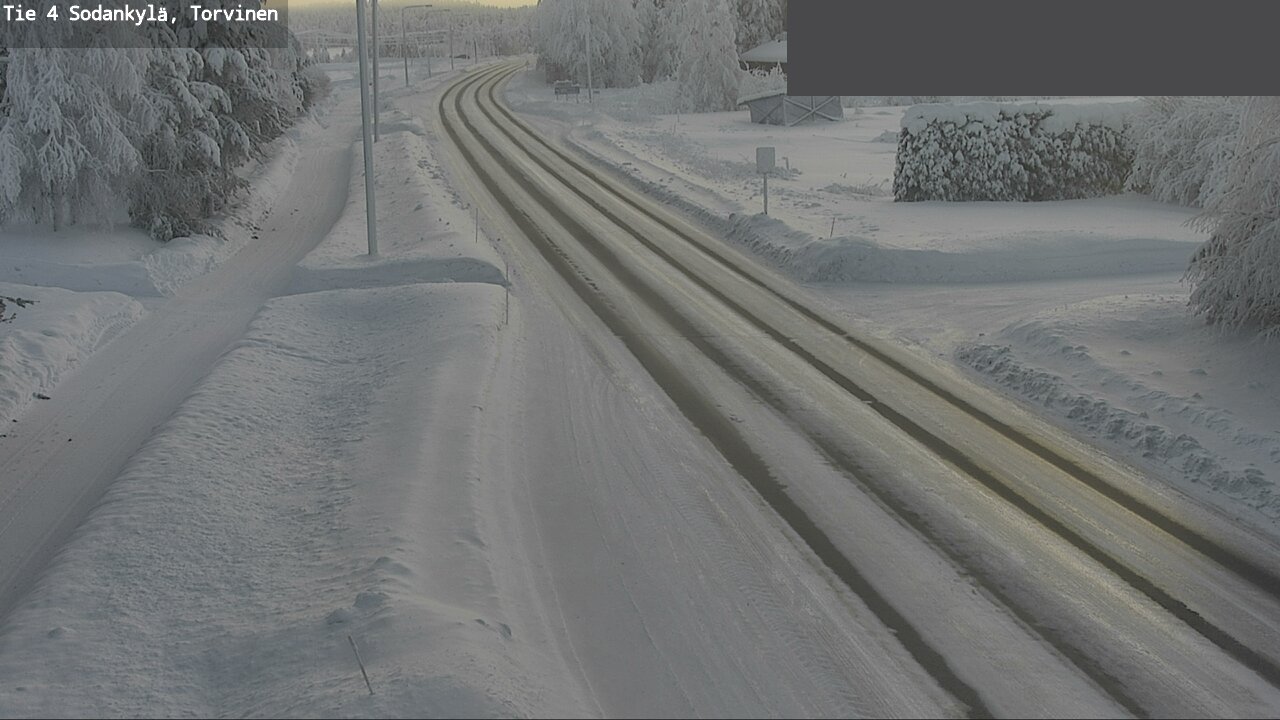 Weather Camera Image Väg 4 Sodankylä, Torvinen, Sodankylä, Lappi