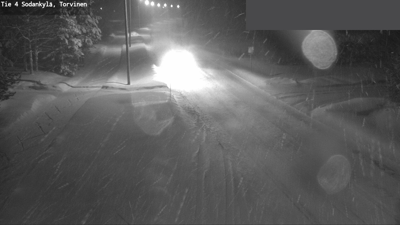 Weather Camera Image Road 4 Sodankylä, Torvinen, Sodankylä, Lappi