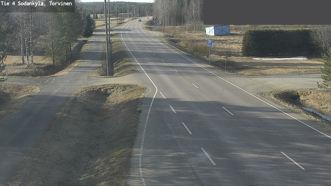 Weather Camera Image Road 4 Sodankylä, Torvinen, Sodankylä, Lappi