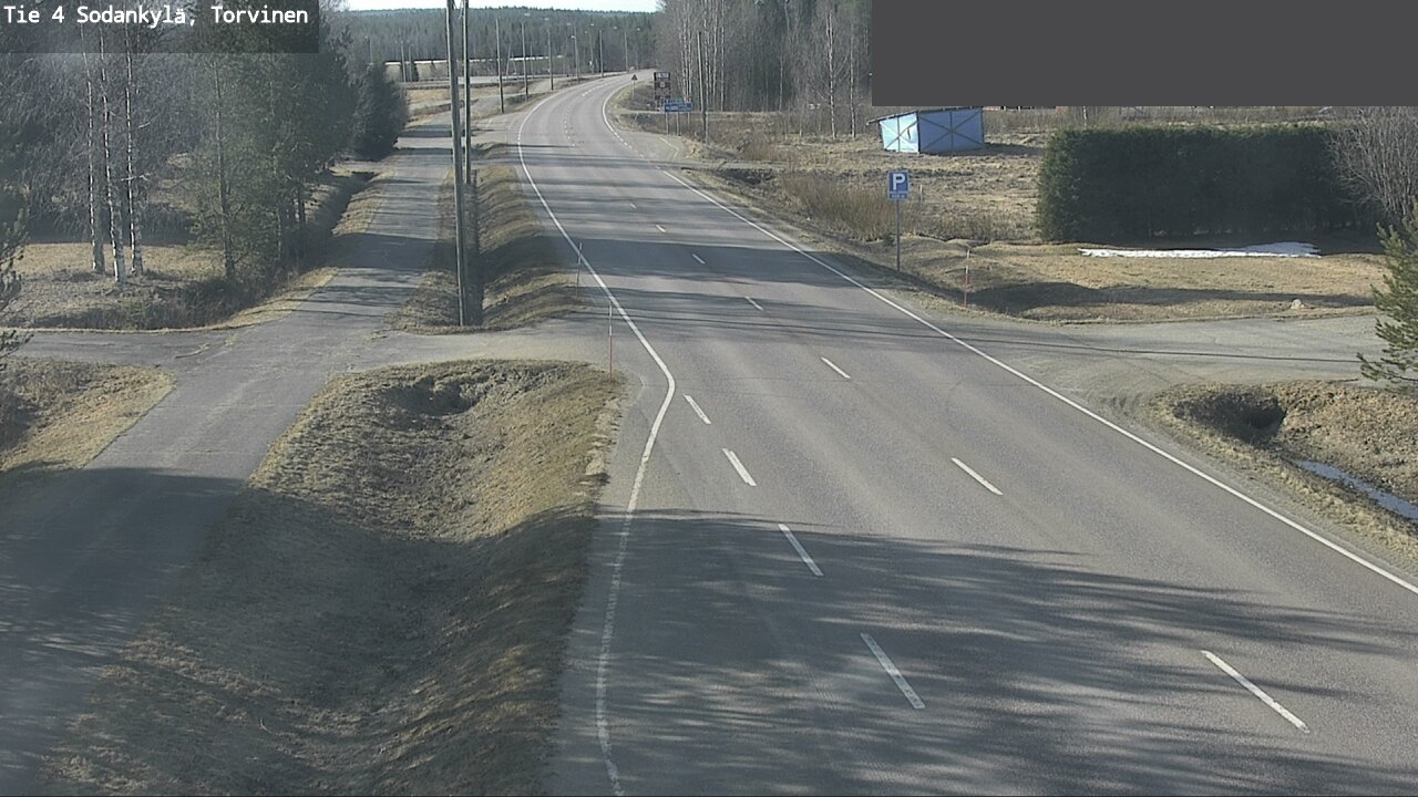 Weather Camera Image Road 4 Sodankylä, Torvinen, Sodankylä, Lappi