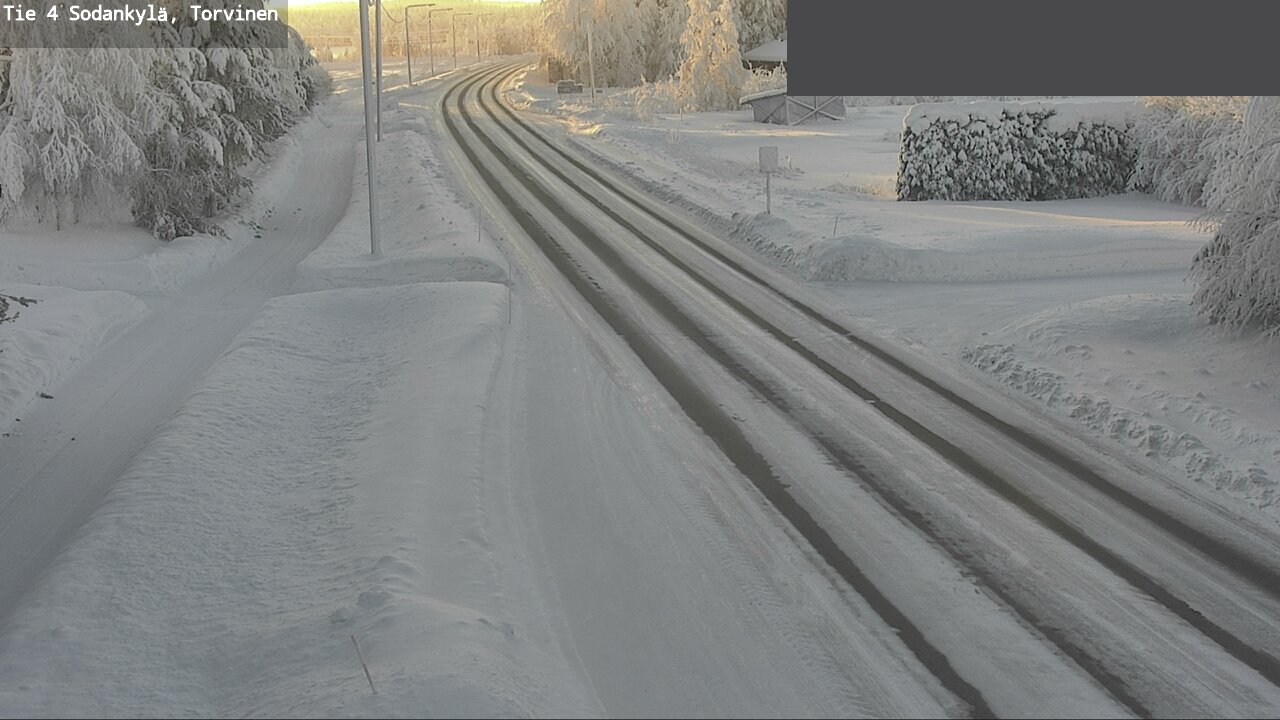 Weather Camera Image Road 4 Sodankylä, Torvinen, Sodankylä, Lappi