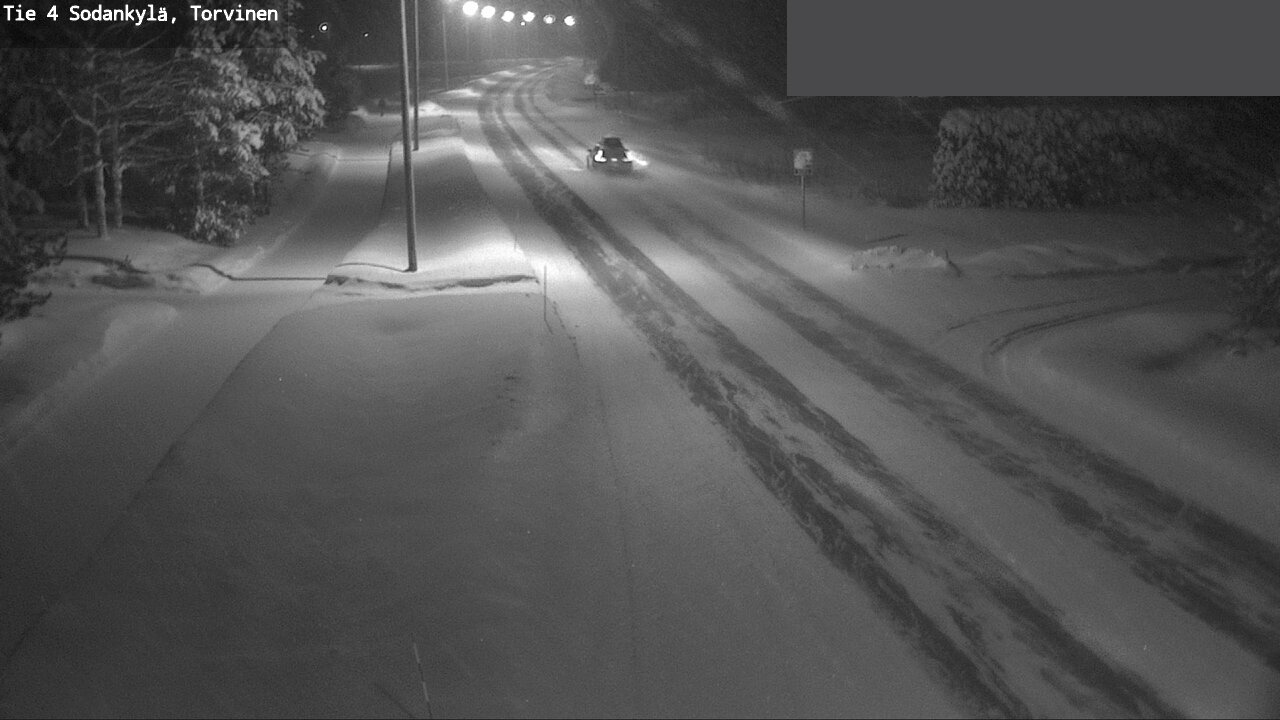 Weather Camera Image Road 4 Sodankylä, Torvinen, Sodankylä, Lappi