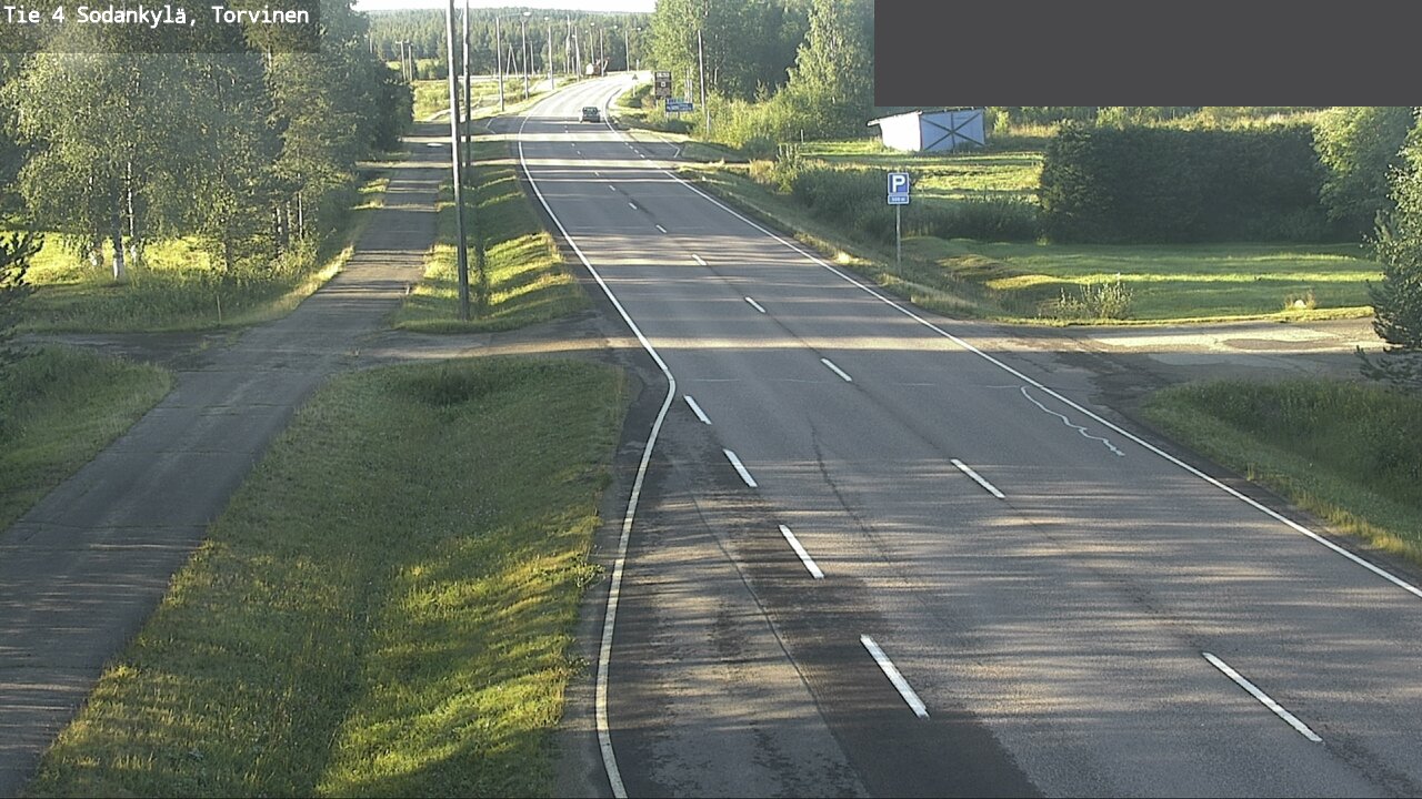 Weather Camera Image Road 4 Sodankylä, Torvinen, Sodankylä, Lappi