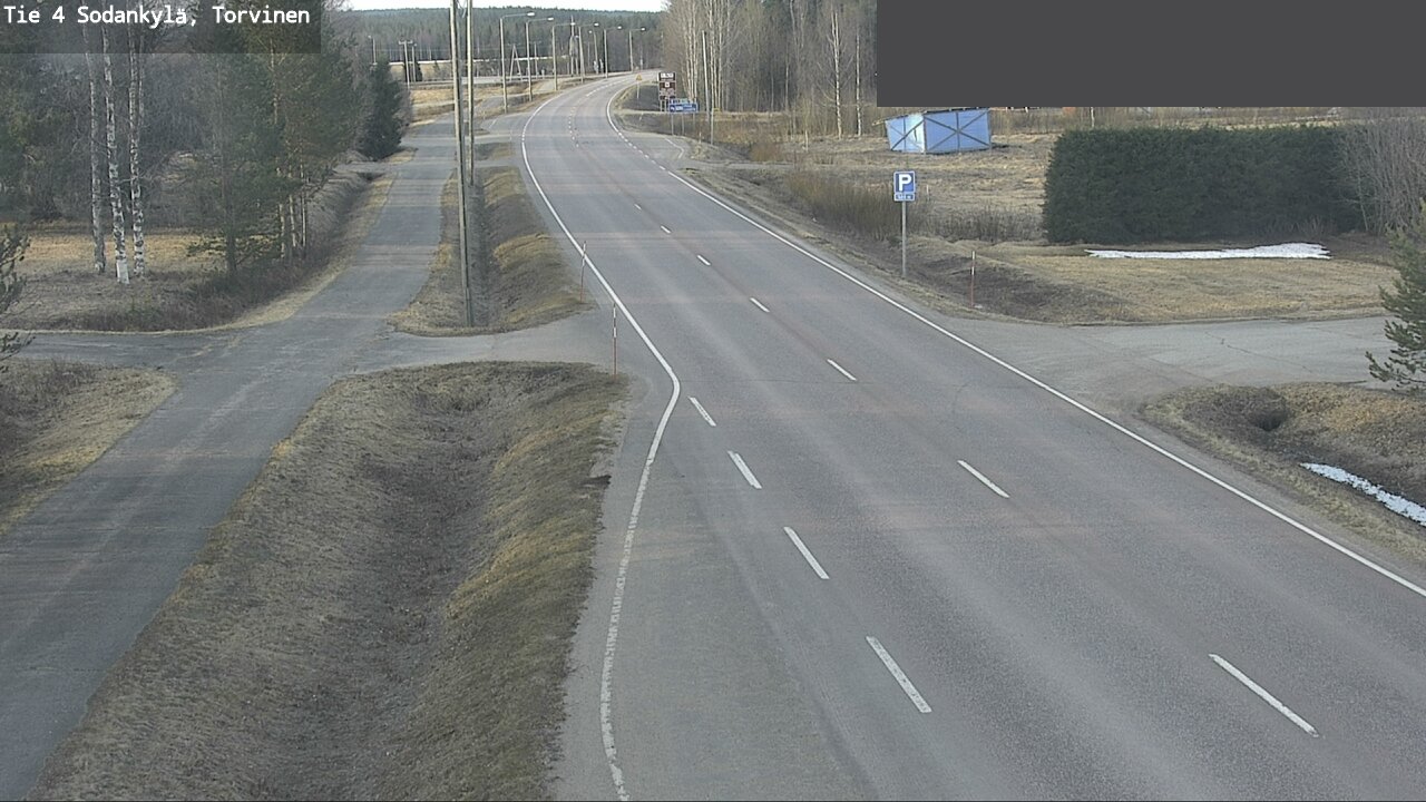 Weather Camera Image Road 4 Sodankylä, Torvinen, Sodankylä, Lappi