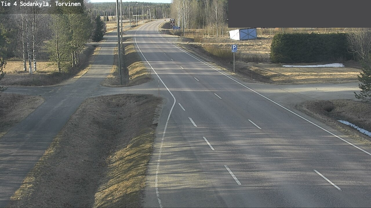 Weather Camera Image Road 4 Sodankylä, Torvinen, Sodankylä, Lappi