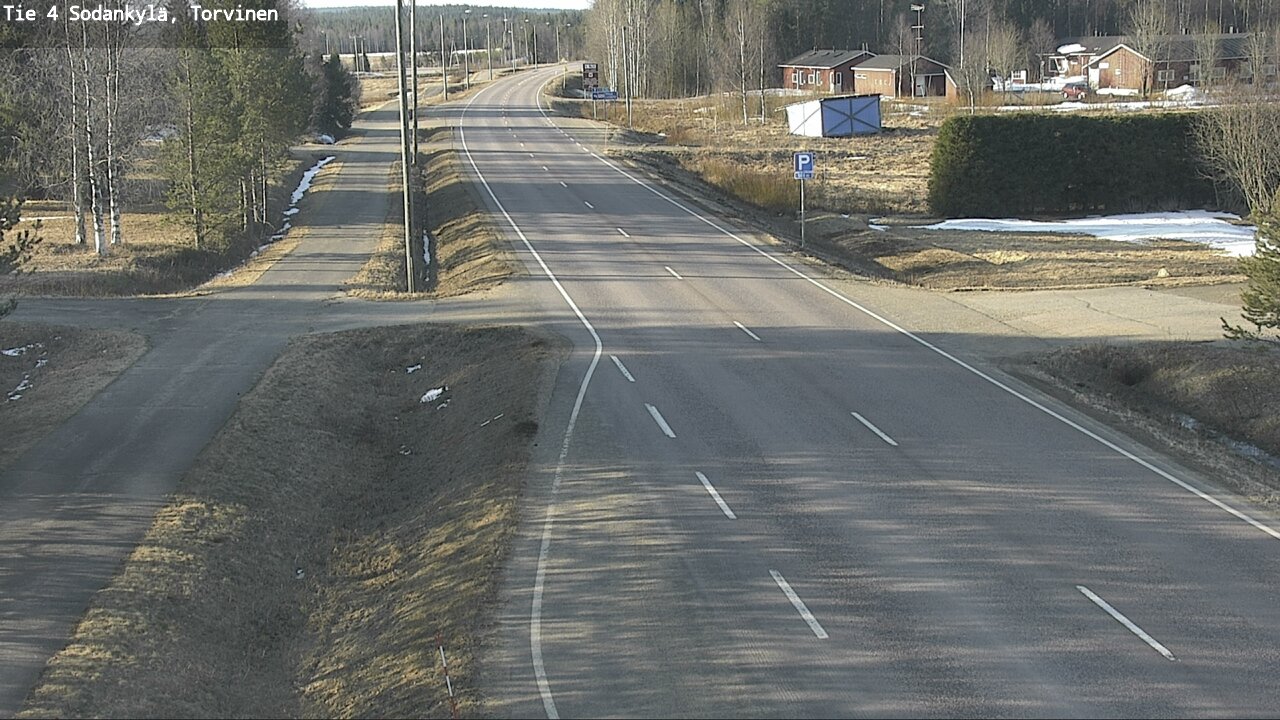 Weather Camera Image Road 4 Sodankylä, Torvinen, Sodankylä, Lappi