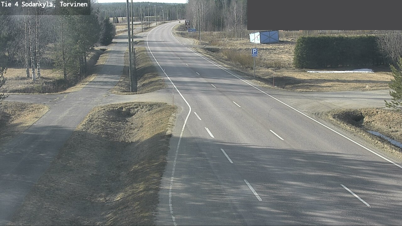 Weather Camera Image Road 4 Sodankylä, Torvinen, Sodankylä, Lappi