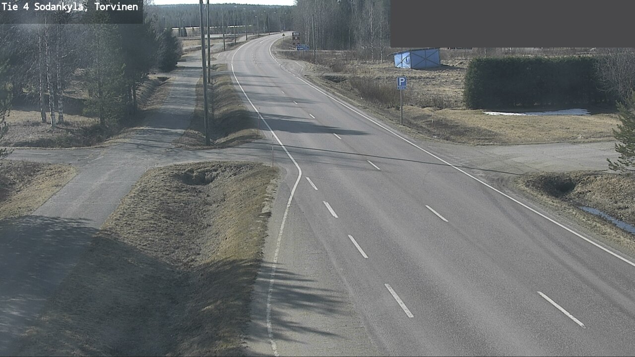Weather Camera Image Road 4 Sodankylä, Torvinen, Sodankylä, Lappi