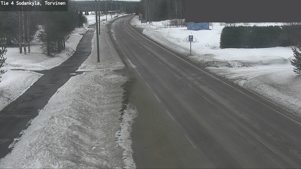 Weather Camera Image Road 4 Sodankylä, Torvinen, Sodankylä, Lappi