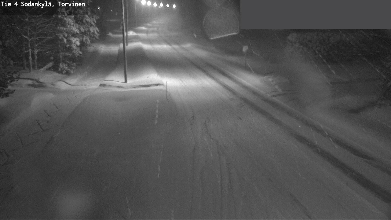 Weather Camera Image Road 4 Sodankylä, Torvinen, Sodankylä, Lappi
