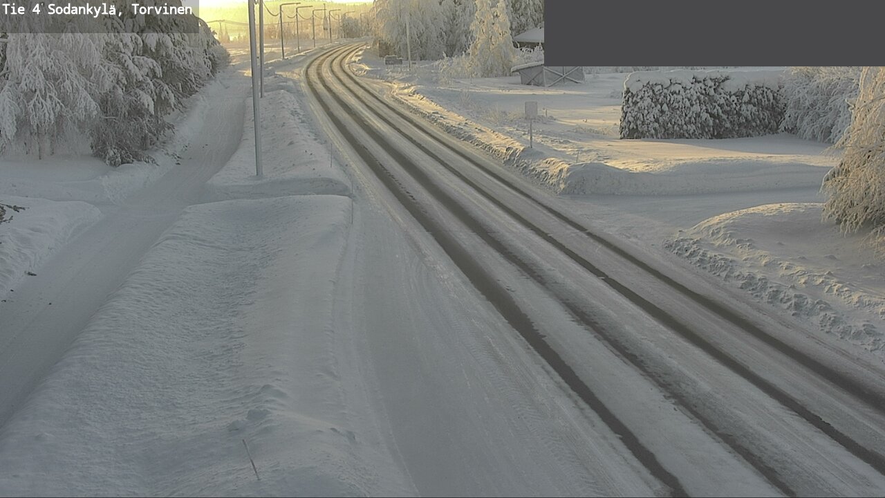 Weather Camera Image Road 4 Sodankylä, Torvinen, Sodankylä, Lappi