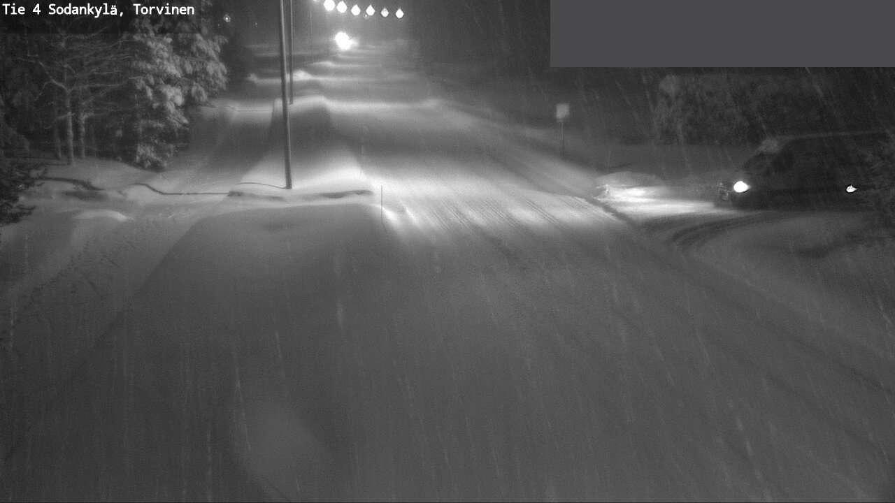 Weather Camera Image Road 4 Sodankylä, Torvinen, Sodankylä, Lappi