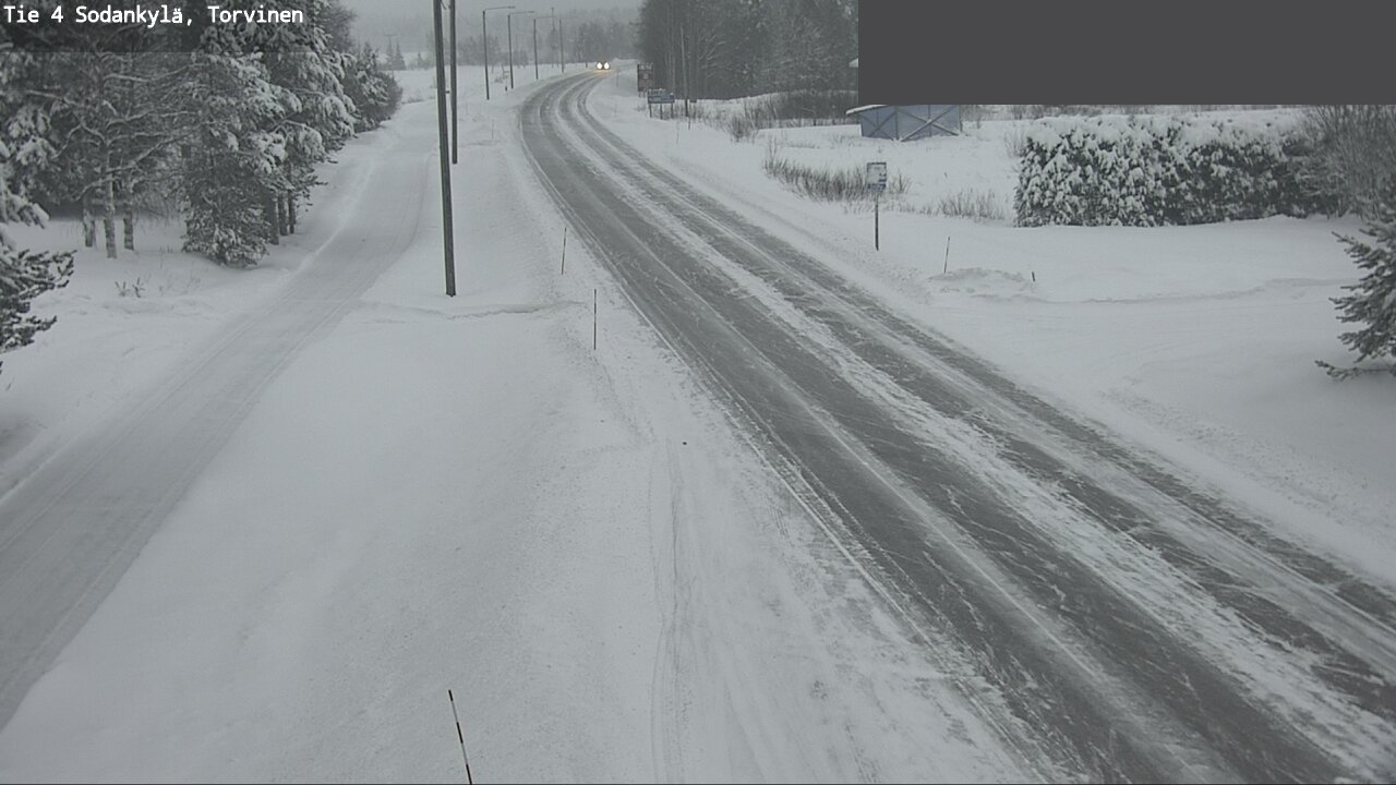 Weather Camera Image Road 4 Sodankylä, Torvinen, Sodankylä, Lappi