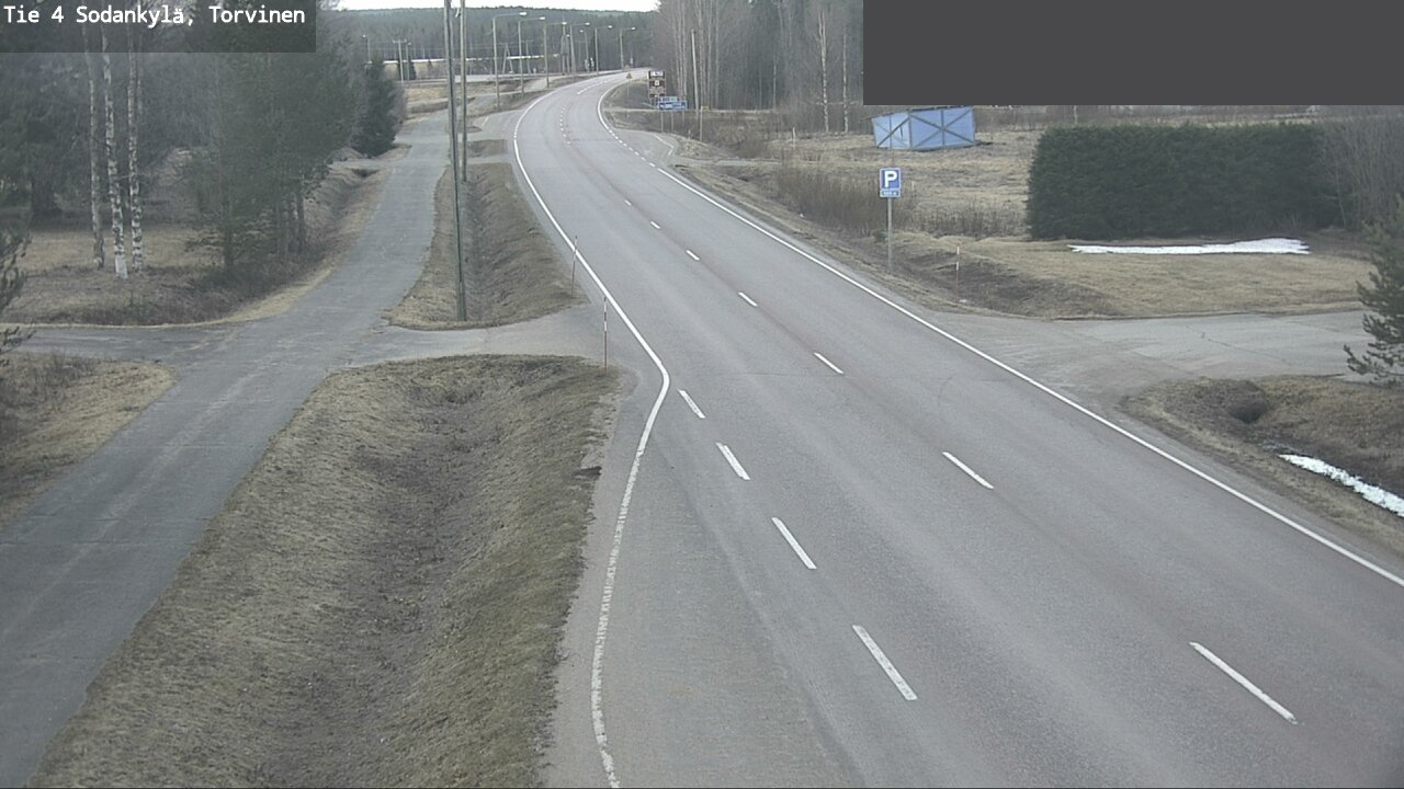 Weather Camera Image Road 4 Sodankylä, Torvinen, Sodankylä, Lappi