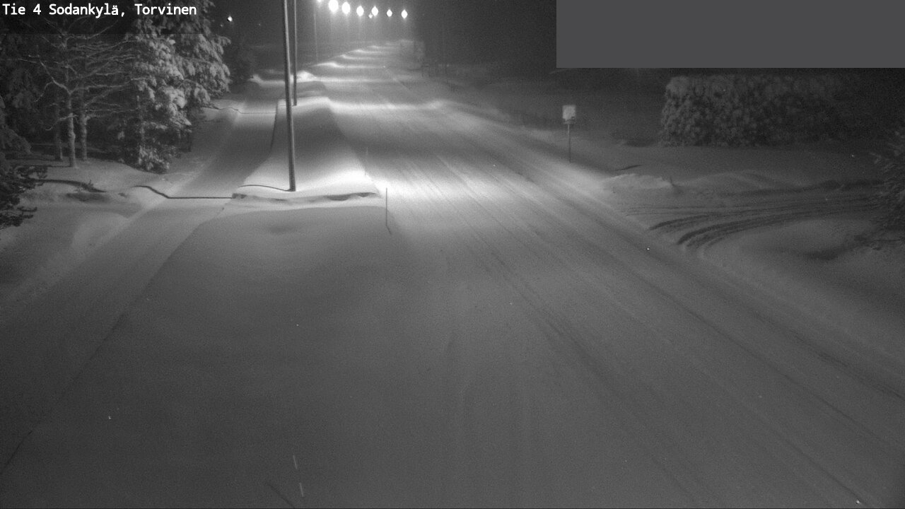 Weather Camera Image Road 4 Sodankylä, Torvinen, Sodankylä, Lappi