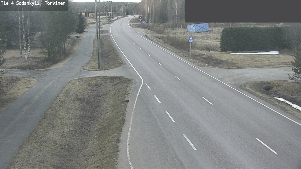 Weather Camera Image Road 4 Sodankylä, Torvinen, Sodankylä, Lappi