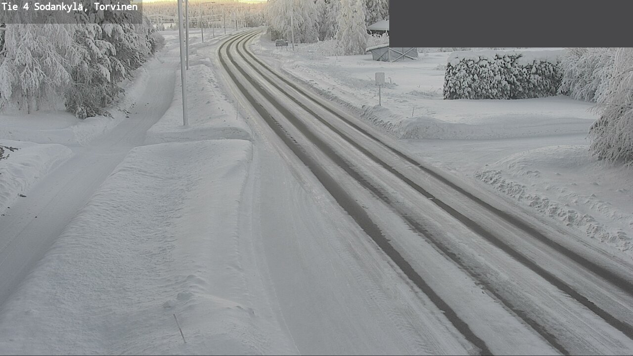 Weather Camera Image Road 4 Sodankylä, Torvinen, Sodankylä, Lappi