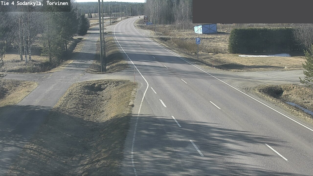 Weather Camera Image Road 4 Sodankylä, Torvinen, Sodankylä, Lappi