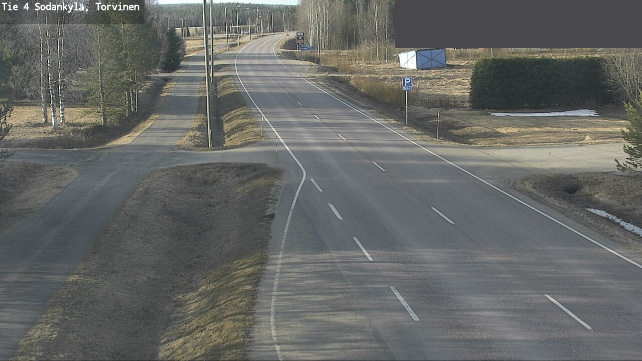 Weather Camera Image Road 4 Sodankylä, Torvinen, Sodankylä, Lappi