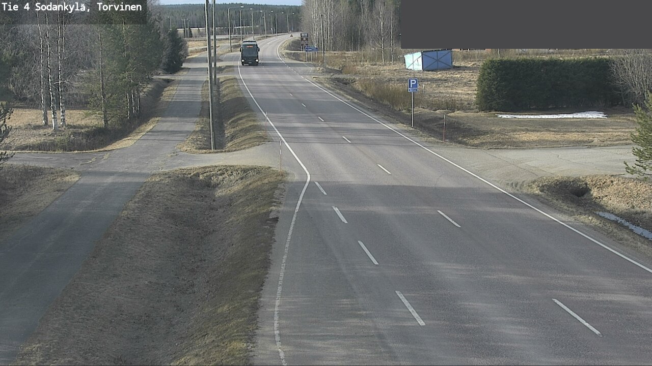 Weather Camera Image Road 4 Sodankylä, Torvinen, Sodankylä, Lappi