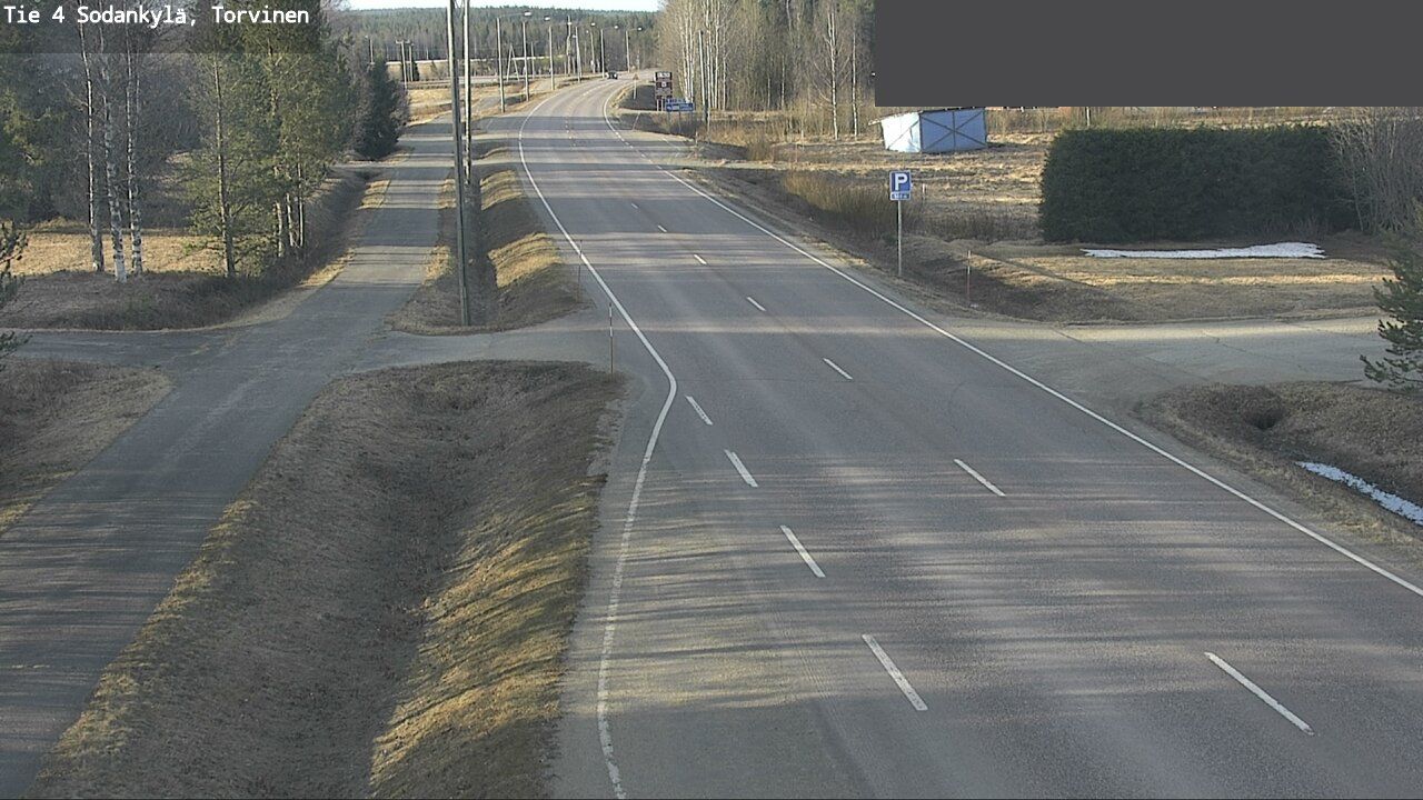 Weather Camera Image Road 4 Sodankylä, Torvinen, Sodankylä, Lappi