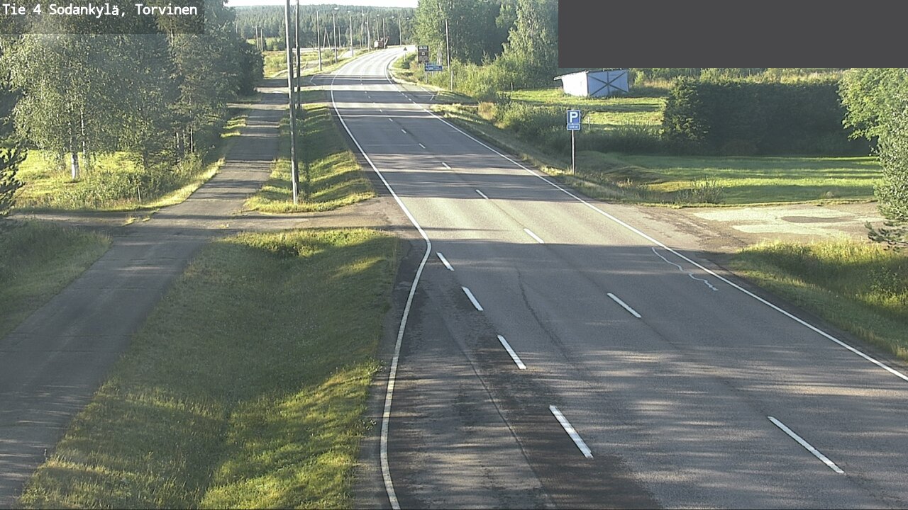 Weather Camera Image Road 4 Sodankylä, Torvinen, Sodankylä, Lappi