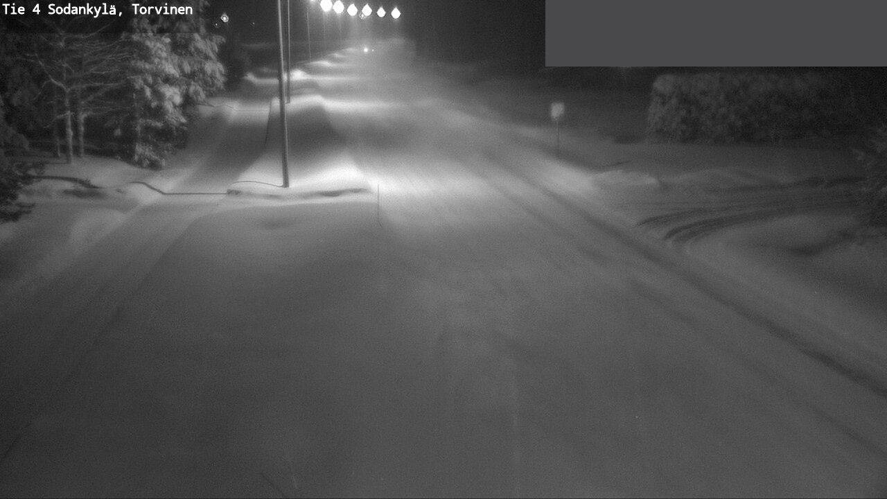 Weather Camera Image Road 4 Sodankylä, Torvinen, Sodankylä, Lappi