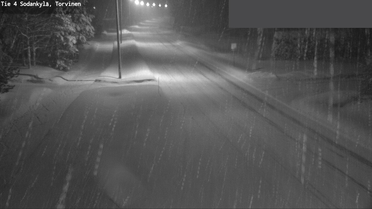 Weather Camera Image Road 4 Sodankylä, Torvinen, Sodankylä, Lappi
