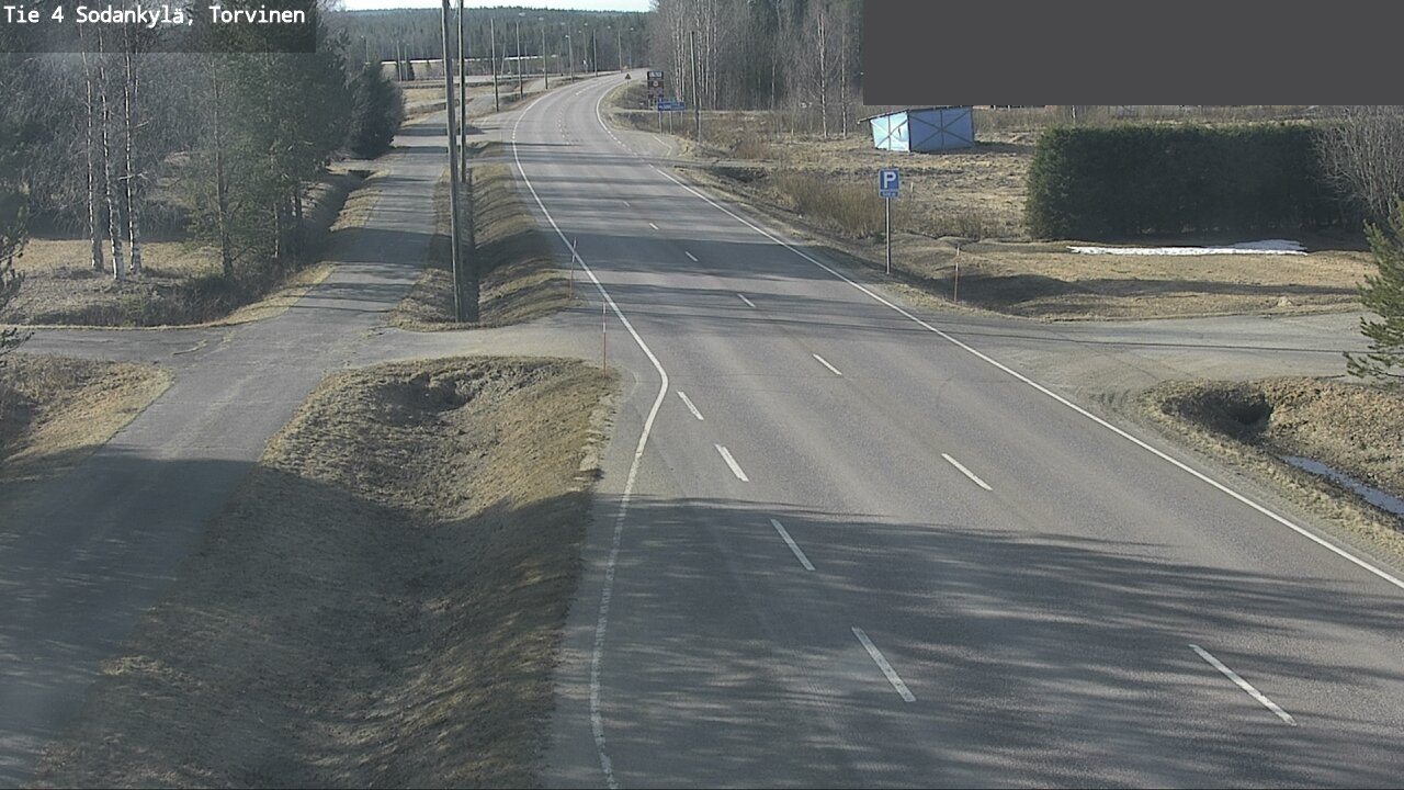 Weather Camera Image Road 4 Sodankylä, Torvinen, Sodankylä, Lappi