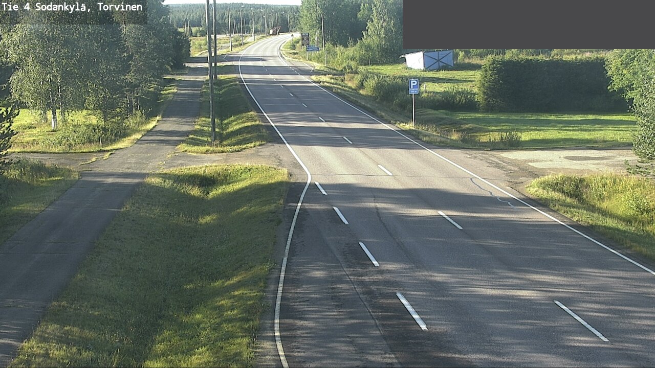 Weather Camera Image Road 4 Sodankylä, Torvinen, Sodankylä, Lappi