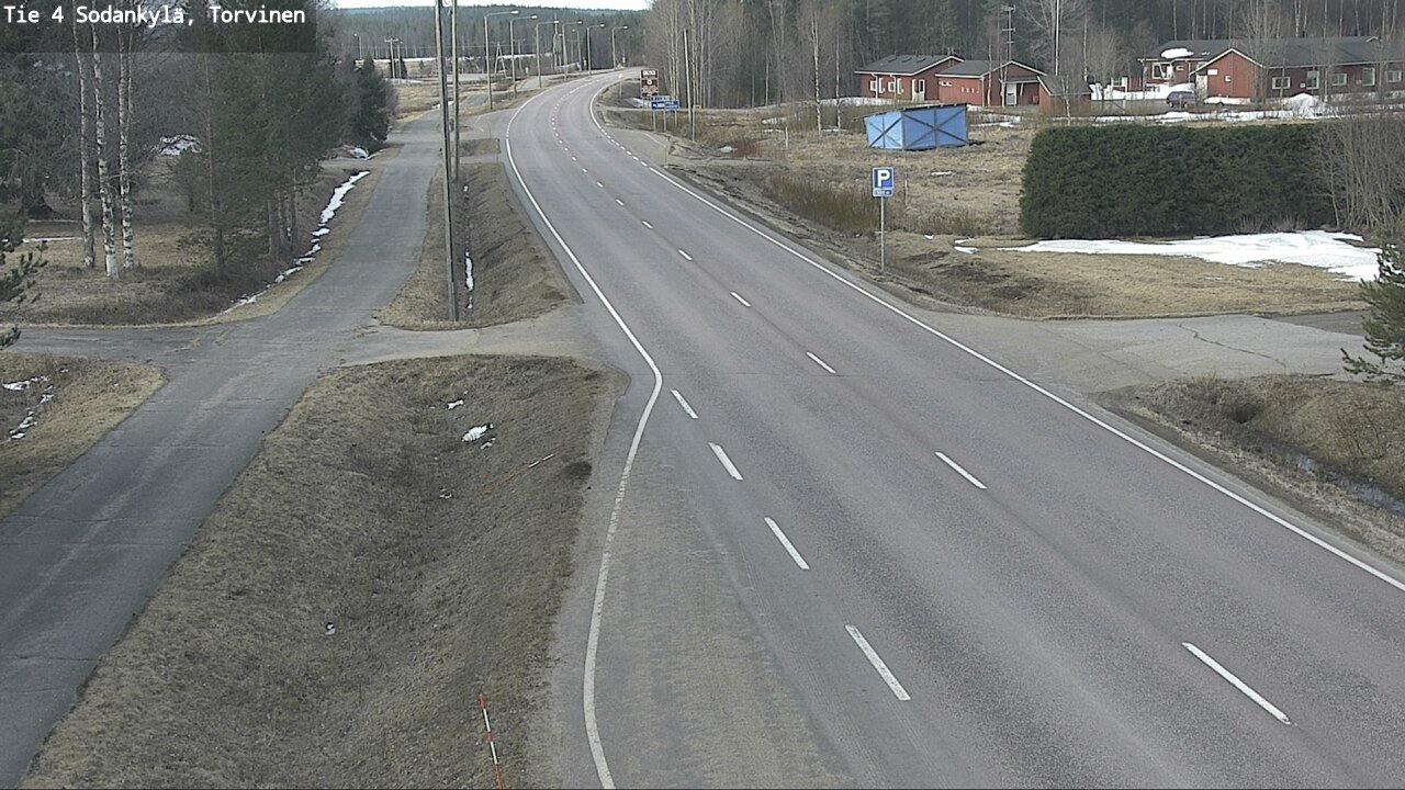 Weather Camera Image Road 4 Sodankylä, Torvinen, Sodankylä, Lappi