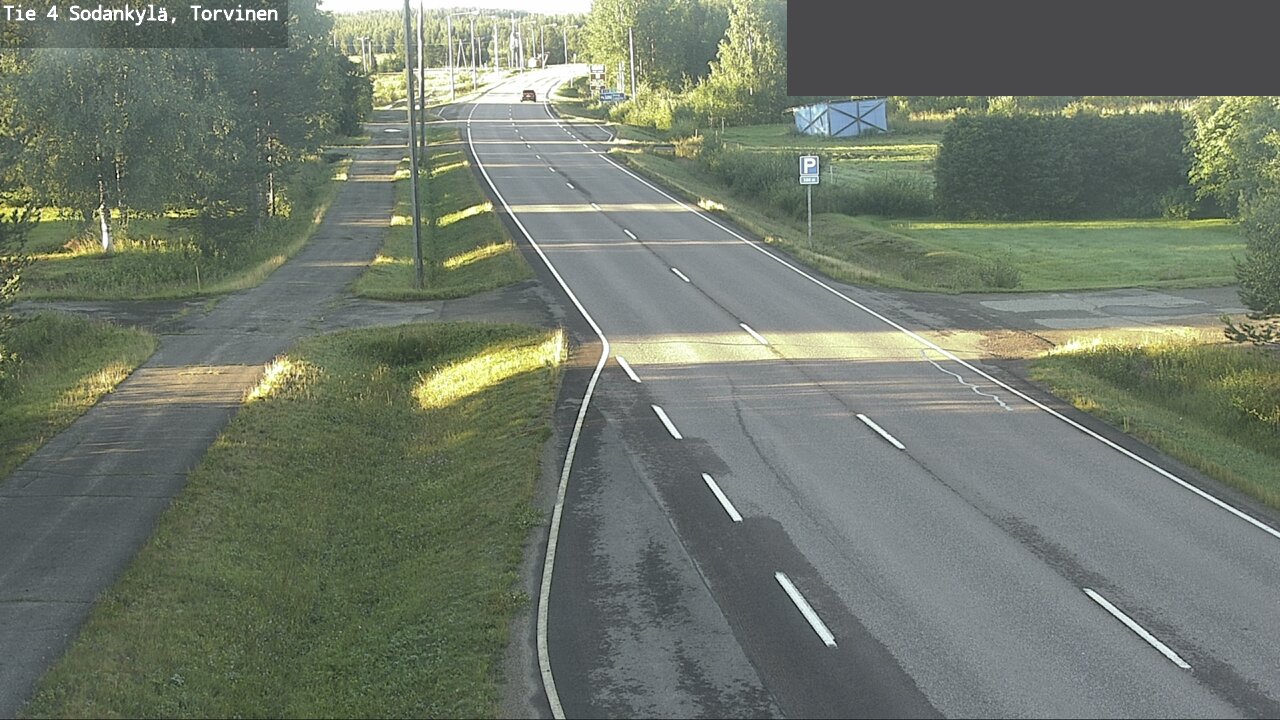 Weather Camera Image Road 4 Sodankylä, Torvinen, Sodankylä, Lappi