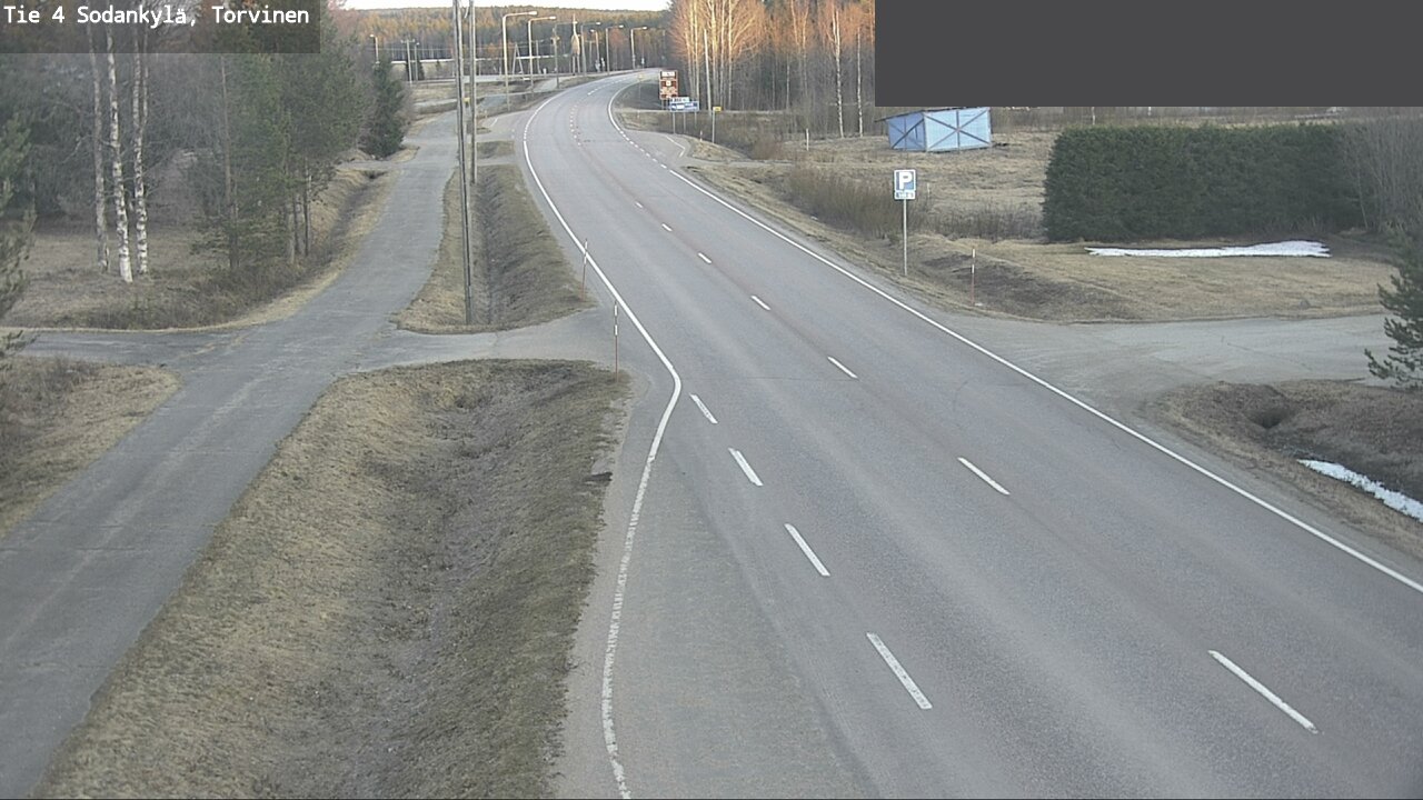 Weather Camera Image Road 4 Sodankylä, Torvinen, Sodankylä, Lappi