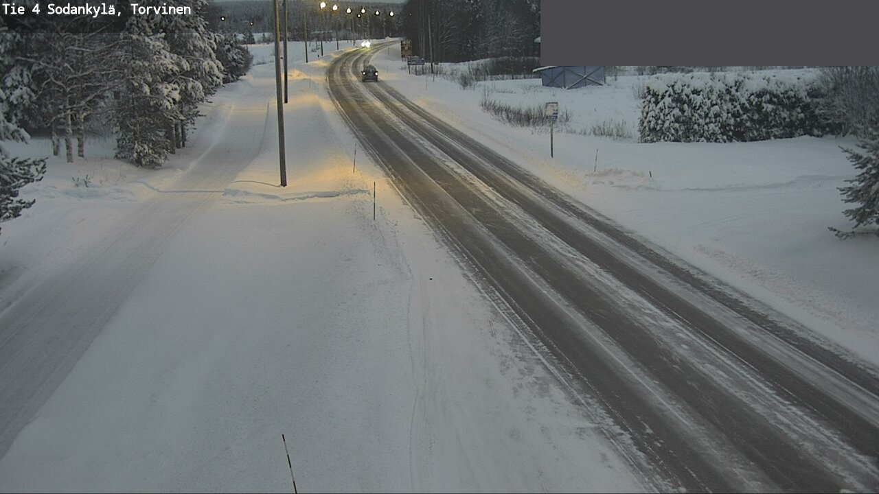 Weather Camera Image Road 4 Sodankylä, Torvinen, Sodankylä, Lappi