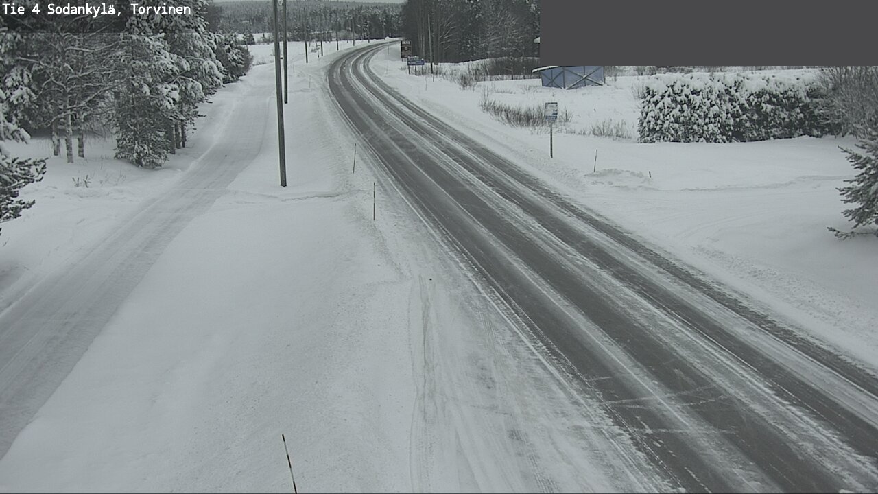 Weather Camera Image Road 4 Sodankylä, Torvinen, Sodankylä, Lappi