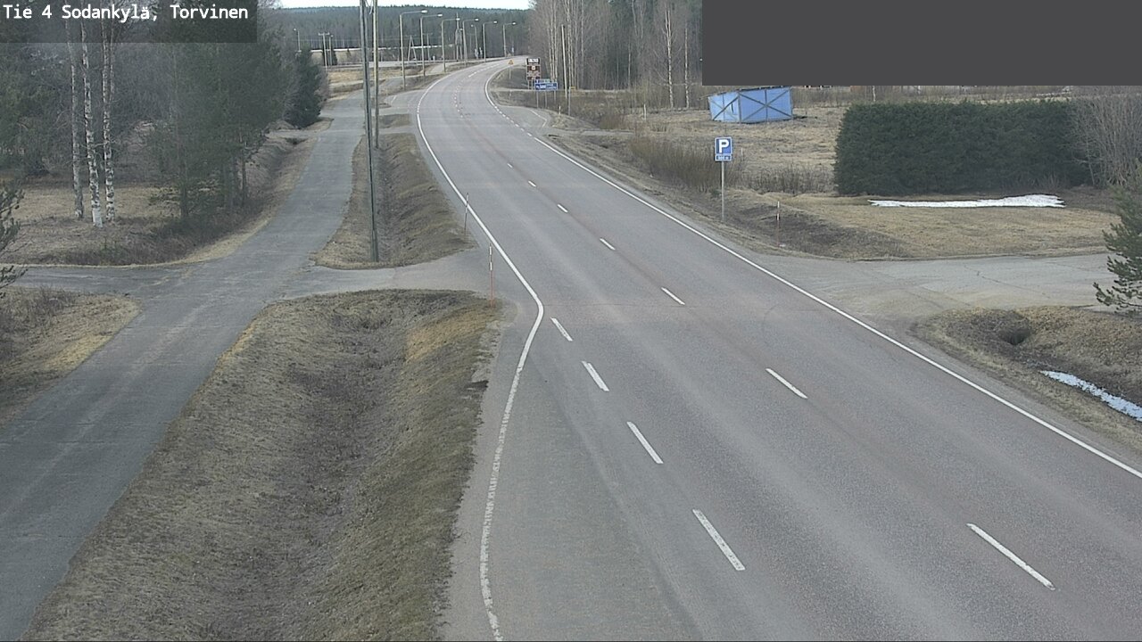 Weather Camera Image Road 4 Sodankylä, Torvinen, Sodankylä, Lappi