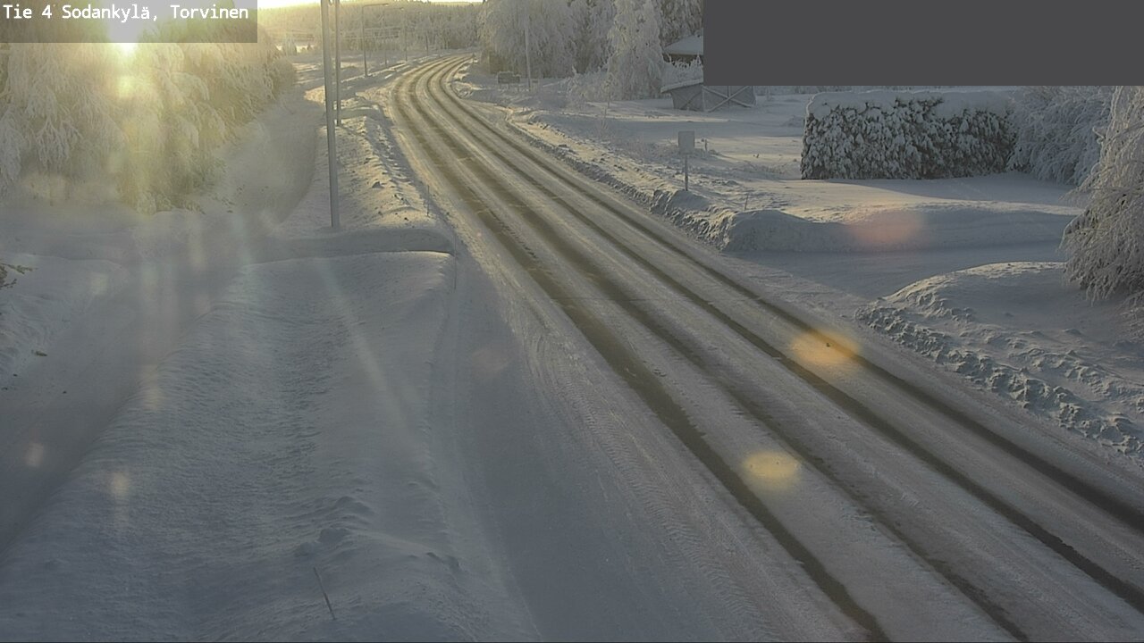 Weather Camera Image Road 4 Sodankylä, Torvinen, Sodankylä, Lappi