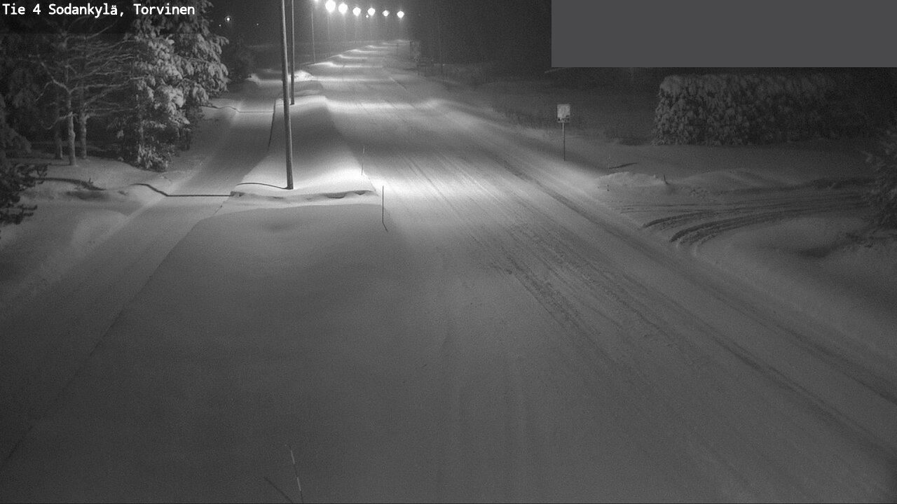 Weather Camera Image Road 4 Sodankylä, Torvinen, Sodankylä, Lappi