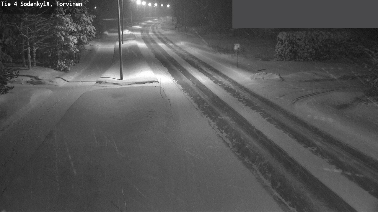 Weather Camera Image Road 4 Sodankylä, Torvinen, Sodankylä, Lappi